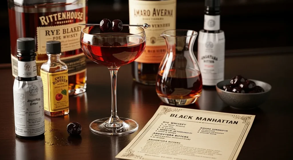 Black Manhattan Recipe