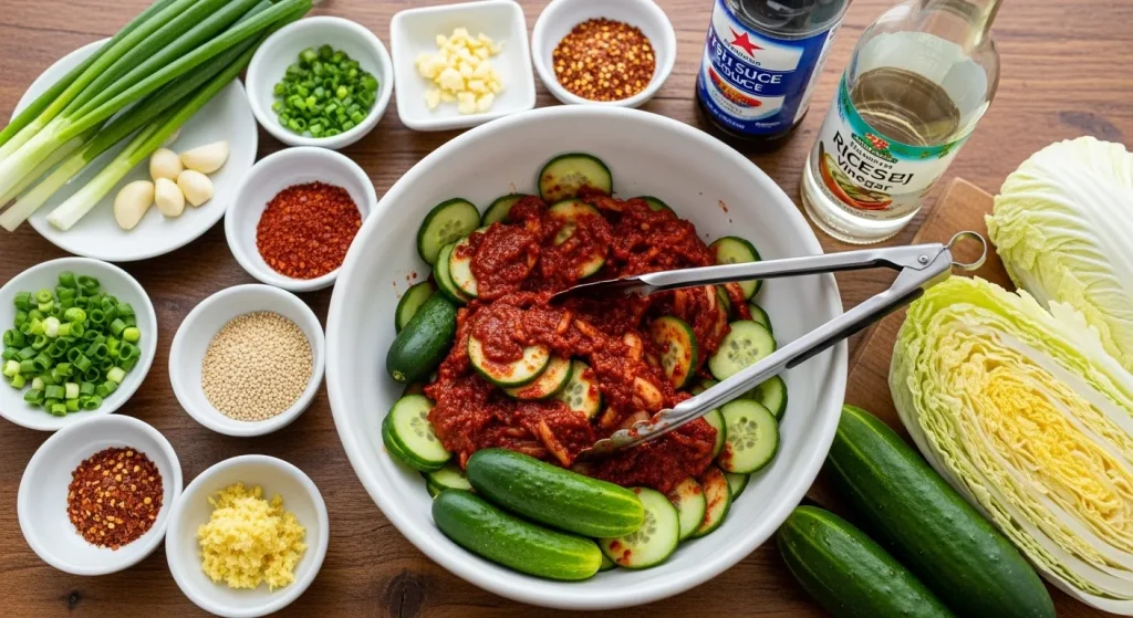 Cucumber Kimchi Recipe