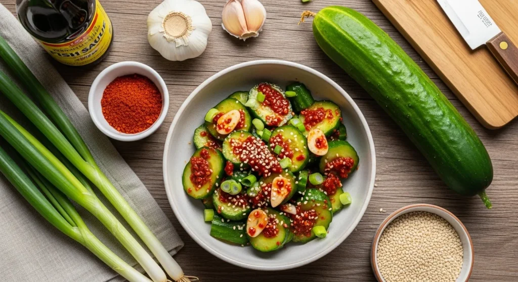 Cucumber Kimchi Recipe