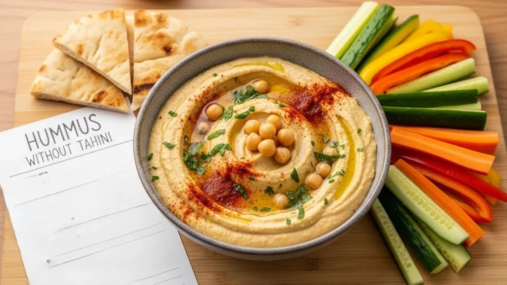 Hummus Recipe Without Tahini